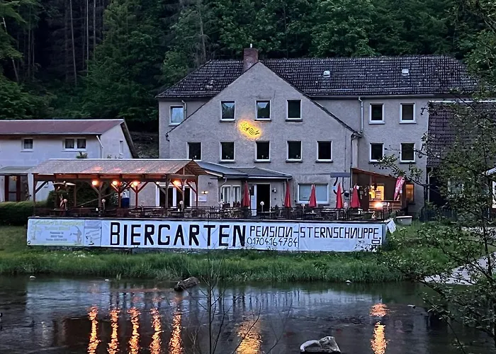 Πανσιόν Sternschnuppe, Treseburg Harz, Unmittelbar Am Wasser